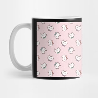 Pink pattern cute cats lover Mug